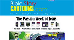 Desktop Screenshot of biblestorycartoons.com